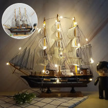 Desktop decoration creative boys smooth sailing wooden sailing model decoration Graduate Day gift female boys create
