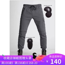 2019 new motorcycle pants four seasons casual pants slim black overalls motorcycle riding pants men