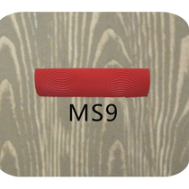 Zhuofu imitation wood grain paint tool piece roller galvanized pipe stainless steel iron manual pull-up set boutique