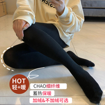 Fever black technology beautiful abi warm bottom pantyhose 2021 new pressure thin leg thicken socks woman