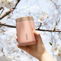 Japanese momo thermos cup big belly Cup female coffee with cup soup can cute cat claw portable teacup portable ins