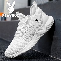 Floral Playboy mens shoes Summer Coconut Shoes Mens Thin Web Noodles Breathable Putian White Sports Casual 100 Hitch Shoes