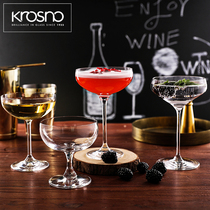 Krosno imported crystal glass Home butterfly Champagne glass Bar tunes for wine Commercial mattney Cup Cocktail Glasses