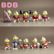 Altman deformation toy steel flying dragon Q version of twisted egg doll childrens boys and girls cake ornaments set