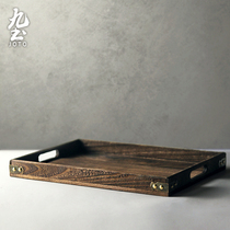 Day Style Handmade Retro Tea Dish Home Zen TEA FRUIT TRAY END DISH MINIMA MODERN KUNG FU TEA UTENSILS