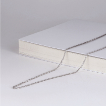 S925 sterling silver jewelry necklace ladies womens snake bone chain slender hanging chain long Joker sweater chain accessories