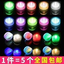 Small mini round colorful color change DIY hair Bird light fish tank grass cylinder light waterproof landscaping decoration LED lighting light