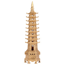 Juyuan Pavilion brass nine-story Wenchang Tower decoration 9-story thirteen-story Wenchang Academic Tower to send student office gifts