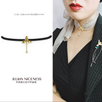 JLINN plant flower jewelry designer Orange neck chain Coker925 Silver Pearl popularity 2022