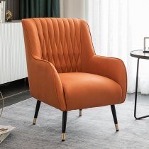 Single sofa chair tech cloth 2021 new modern minimalist living-room balcony beauty parlor reception chair sloth casual