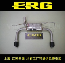 Jeep Wrangler modified exhaust pipe tail end original bit installation power boost bilateral single-out sports car sound