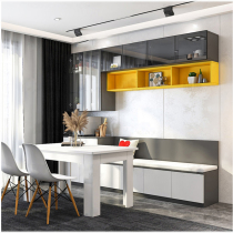 Cassette Wine Cabinet Dining Side Cabinet Modern Minima Dining Room Table DINING ROOM TABLE INTEGRATED BY WALL HOME STORAGE LIGHT AND LUXURIOUS