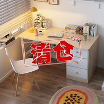 Computer Desktop Desk Desk Bookshelf Integrated Desk Portfolio Home Brief Student Girl Bedroom Office Writing Desk