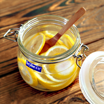 Xibi sealed jar glass bottle with Lid Food bubble marinated lemon honey passion fruit jar storage tank