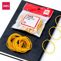 Del 3218 rubber band latex ring office supplies finance cowhide rubber ring rubber fishing headgear storage 30g single package