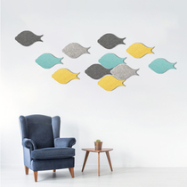 Nordic creative free combination 3D three-dimensional self-adhesive wall stickers Creative wall decoration TV background wall Bedroom decoration