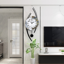 Nordic light luxury modern fashion hanging watch household watch wall clock living room personality creative net red watch decorative clock