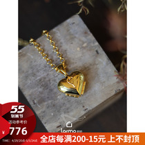 HeyJewel original design Langmuy loving folding long necklace open to deposit photo unique niche