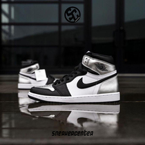 Air Jordan 1 AJ1 OG black yellow toe shadow gray rust black Gray red retro casual basketball shoes