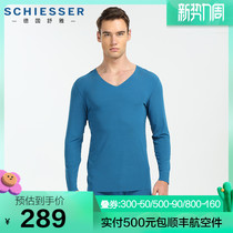 German shuja warm underwear for men O567W Modale No marks for the bottom thin section V collar suit autummy and autumn pants