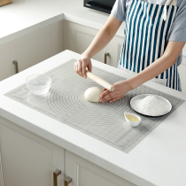 Japanese silicone kneading mat kitchen baking plastic panel household food and noodle making pasta chopping plate rolling noodle mat