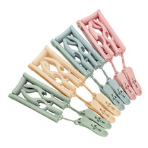 Carlo home folding hanger with clip portable clothes hanger household non-slip clothes hanging support travel toiletries