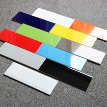 Nordic white brick bread brick 100X300 kindergarten pure color brick Kitchen pool bathroom exterior wall tile floor