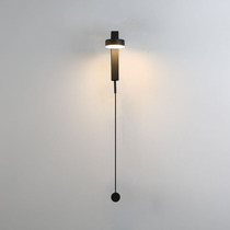 Nordic modern simple rotating dimmable bedside wall lamp living room aisle corridor bedroom minimalist LED decorative lamp