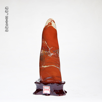 Strange stone South Africa chicken blood stone Red Jasper Feng Shui home decoration Living room entrance study soft decoration stone rough stone