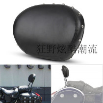 Indian Chief Chief Black Horse Retrofit Rear Cushion Rear Passenger Backrest Rear Cushion Black Rear Backrest Cushion