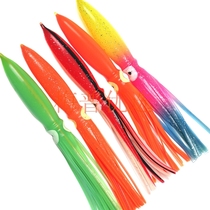 19g Giant Octopus Octopus Soft Bait Squid Bait U Head Fake Bait Octopus Bait Deep Sea Fishing Bait Luminous bait 21cm