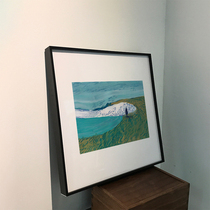 Simple natural scenery abstract decorative painting retro creative painting living room hotel model room bedroom small fresh painting