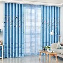 2020 new children boy boy room window curtain full-shading cartoon modern minimalist window-window curtain finished product