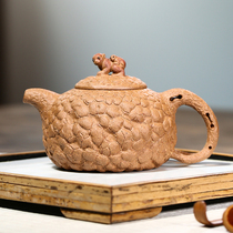 Arts and crafts master Yuefei family collection of high quality old section mud handmade the monkey for spring capacity 280 ml