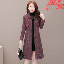 Trench coat womens long 2020 Autumn new little lady lady coat fashion thin coat autumn