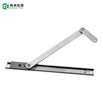 Roto window wind brace stopper wind brace casement window wind brace broken bridge aluminum wind brace two connecting rod sliding brace 22mm wide groove