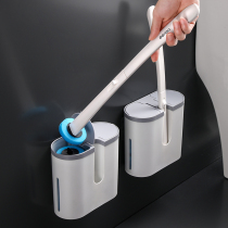 Disposable Toilet Brush No Dead Angle Home Wash Toilet Clean Brush Long Handle Toilet Wall-mounted Suit God