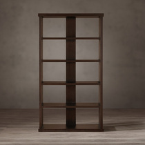 Tao home Oxford red oak bookcase American simple study furniture multi-storey bookcase storage rack