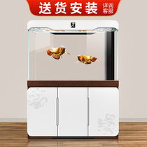 Ruimei fish tank seven seconds Series 7s Xinran living room large water-free ultra-white glass self-circulation bottom filter aquarium