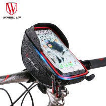 wheelup Bicycle Pack Anti - splash water touch screen mobile phone package Mountain car front beam bag bike pack cross border