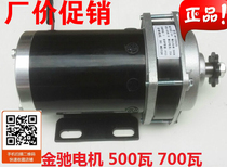 Jinchi brand permanent magnet DC brush gear motor MY1020ZXF500W 700W electric tricycle accessories