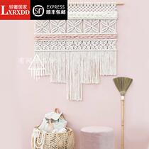 LXRXDD Light Luxury Tide Light Brands in Nordic Super Fire Creative Design Decorated Bohemia Handicrafted Tapestry