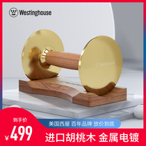 American Westinghouse dumbbell men and Women home fitness equipment Thin arm body shaping solid wood dumbbell fitness environmental protection