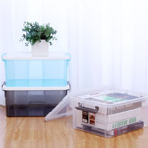 Storage box plastic transparent toy storage box small storage box finishing box clothes wardrobe snack turnover box