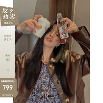 CC fur life leather clothing new shirt style imported sheep leather jacket womens autumn short