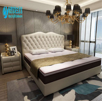 American pull buckle headboard wedding room bedroom soft bag bed headboard backboard hotel custom modern minimalist headboard