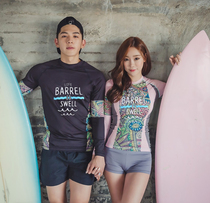 South Koreas new wetsuit split long sleeve sunscreen swimsuit Female jellyfish suit yoga suit couple swimsuit