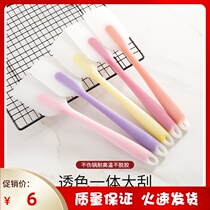 Silicone scraper baking shovel high temperature resistant scraper soft rubber cream tool mixing rod integrated cake rubber