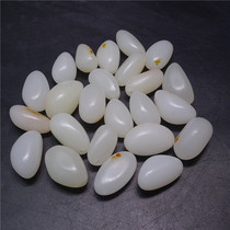 And Tian Yuseed Necklace Accessories Waist Pei Yupei Pendant Goat Fat Jade White Jade Pile 24 Of 24 All Perforated Jade Pendant