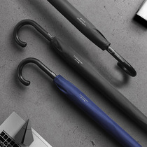 2019 New Double three 120CM oversized windproof long handle umbrella automatic mens business double umbrella